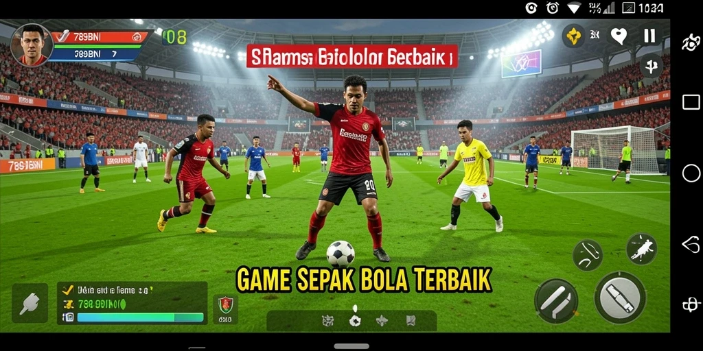 Screenshot gameplay <strong>789BNI</strong> yang menampilkan aksi sepak bola seru.