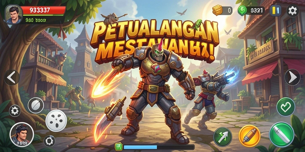 Gameplay aksi seru dan penuh tantangan di 93337.