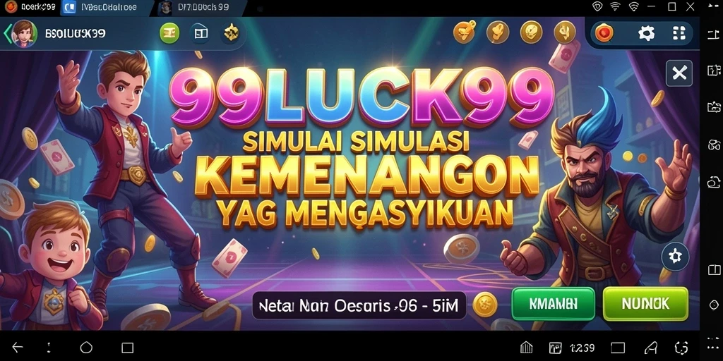 Tampilan gameplay 99LUCK99 dengan grafis yang menakjubkan dan interaksi menarik.