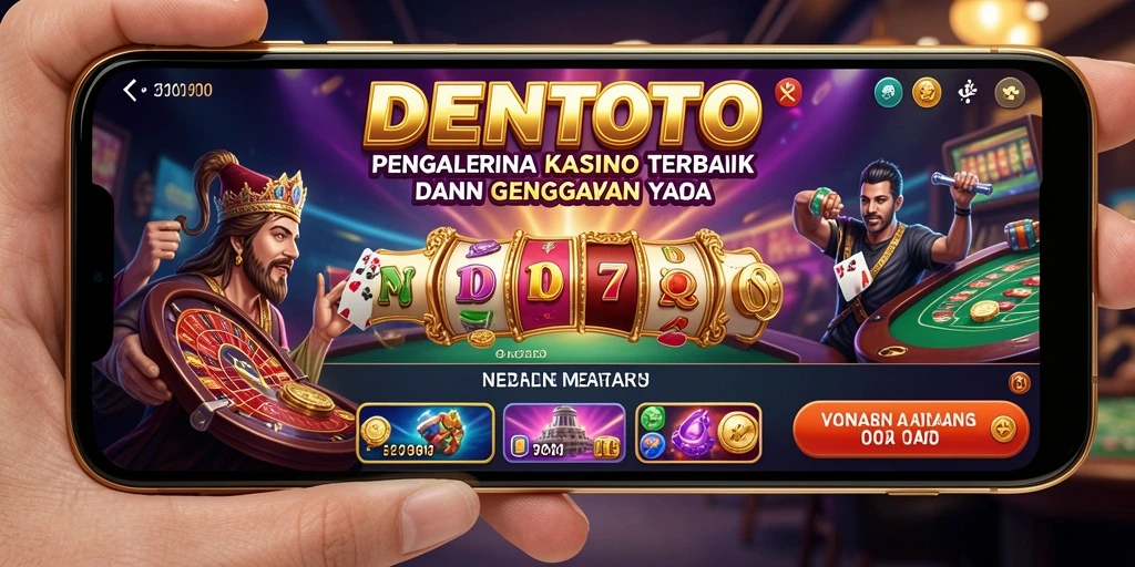 Tangkapan layar DENTOTO menampilkan gameplay Kasino yang mengasyikkan dan berwarna.