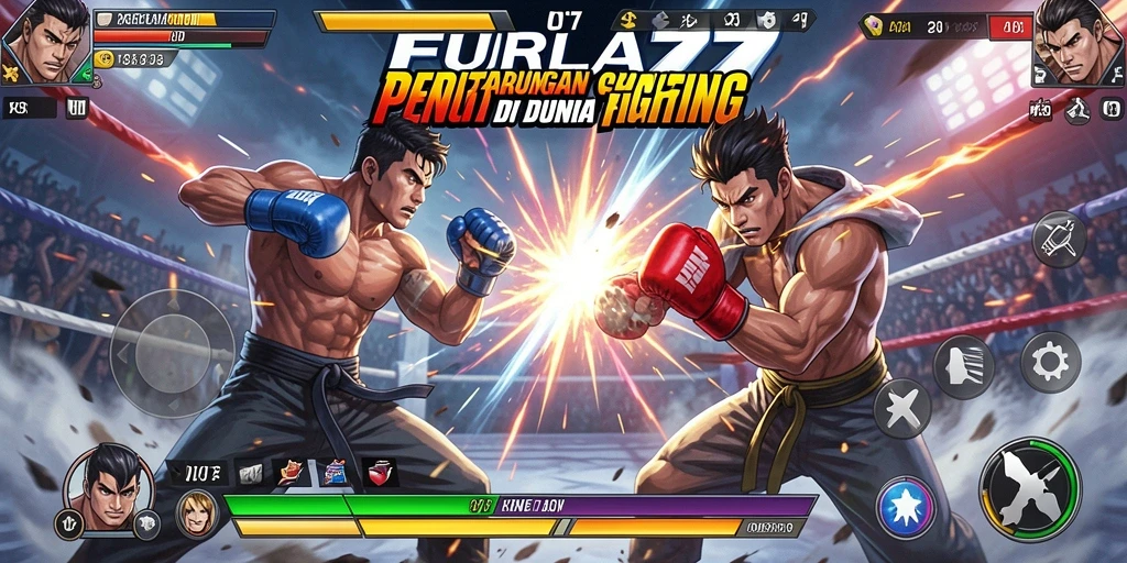 Tampilan aksi seru dalam gameplay FURLA77 yang menarik.