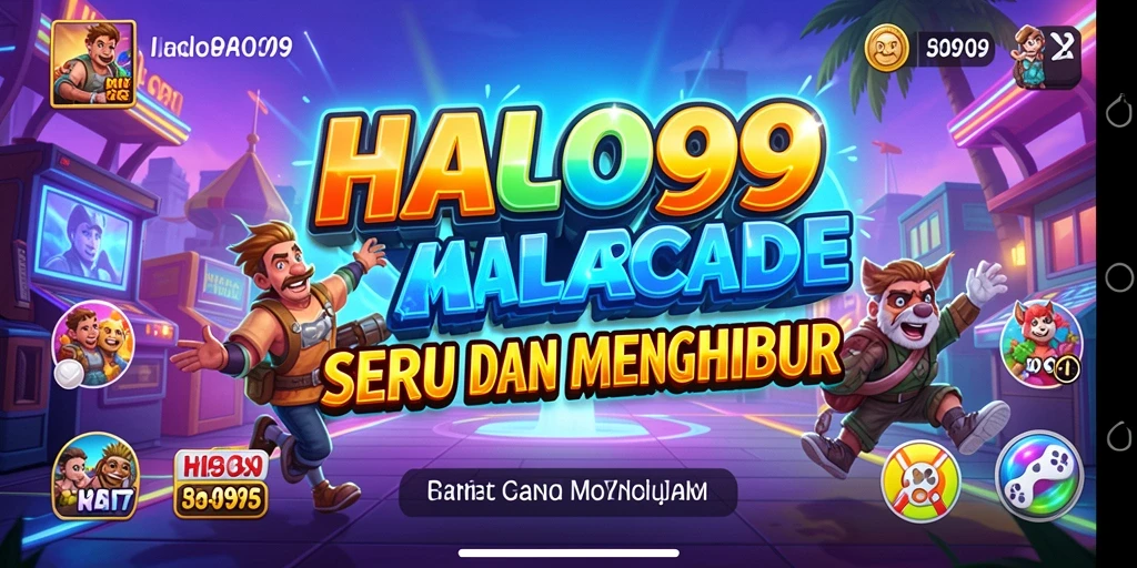 Tangkapan layar HALO99 menampilkan aksi gameplay Arcade yang seru dan mengasyikkan.