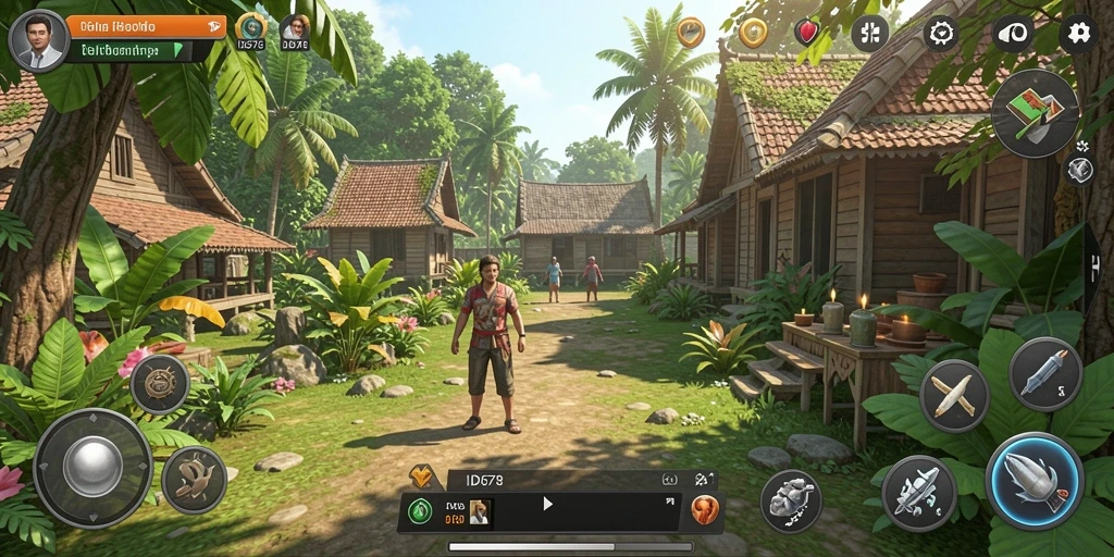 Screenshot ID678 menampilkan gameplay simulasi yang realistis dan interaktif.