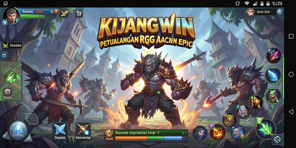 Tampilan gameplay KIJANGWIN yang seru dan menantang dalam aksi ARPG.