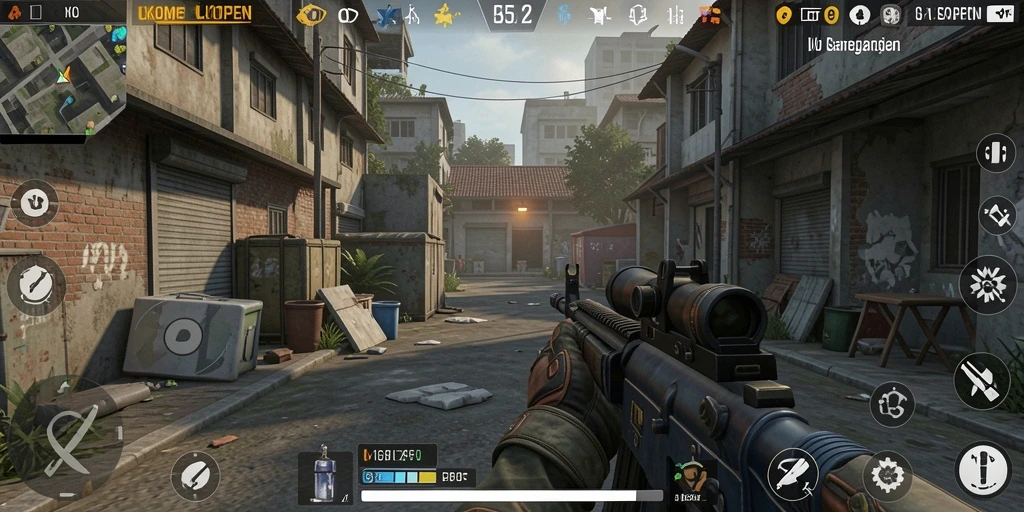 Gameplay menegangkan dalam aksi tembak-menembak LKOPEN.