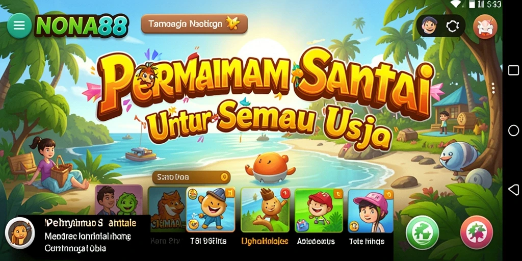 Tampilan screenshot NONA88 menunjukkan gameplay yang seru dan interaktif.