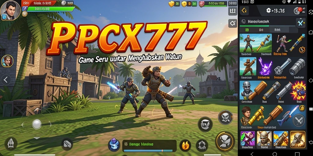 Tampilan menarik dari gameplay PCX777 yang seru dan santai.