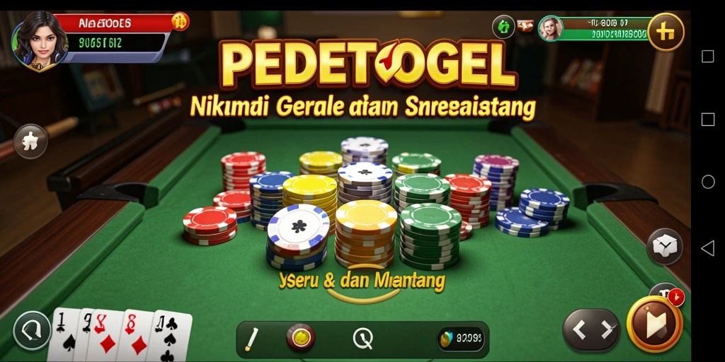 Tampilan gameplay PEDETOGEL yang menarik dan menyenangkan.