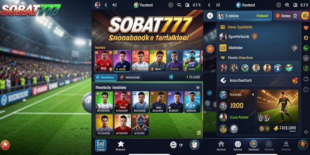 Tampilkan gameplay Sportsbook SOBAT777 yang menarik.