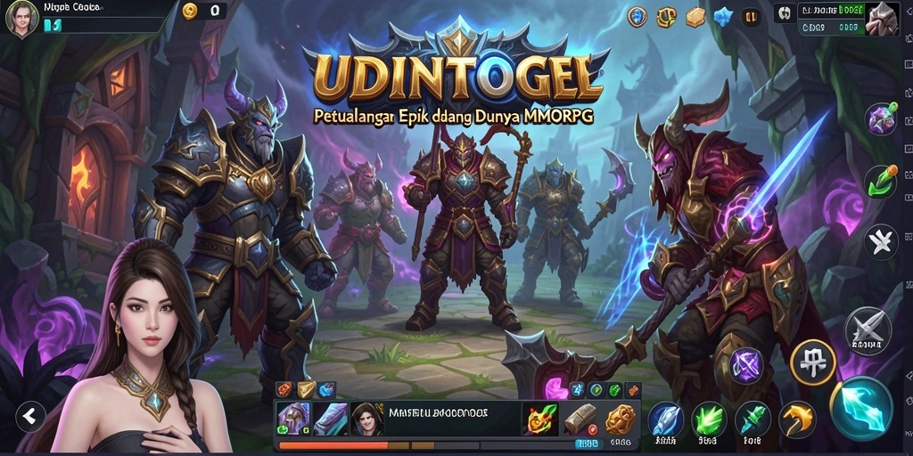 Tampilan gameplay UDINTOGEL yang menarik dan penuh aksi.