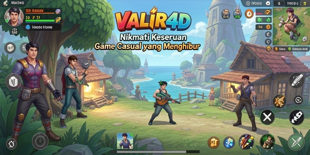 Tampilan gameplay VALIR4D yang mengasyikkan dan penuh warna.