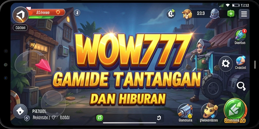 Tampilan gameplay WOW77 yang menarik dan penuh warna.
